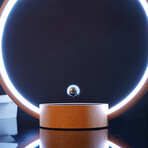 Circle of Light with Floating Switch // Wood