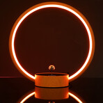 Circle of Light with Floating Switch // Wood