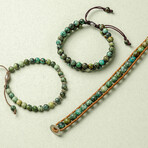 Men's African Turquoise Bracelet