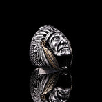 Native American Chief Ring (8.5)