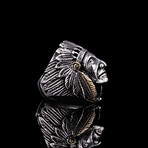 Native American Chief Ring (8.5)