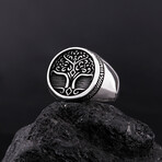Polished Tree of Life Ring (5.5)