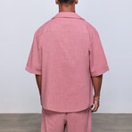 Deluxe Linen Set // Limited Edition // Pink (S)