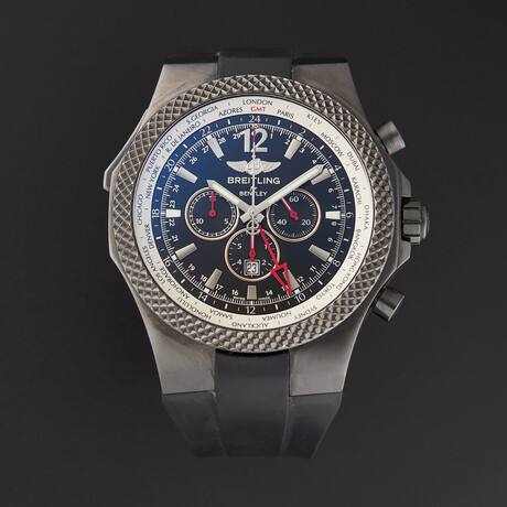 Breitling Bentley GMT Midnight Carbon Automatic // M47362 // Pre-Owned