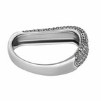 18K White Gold Diamond Ring I // Ring Size: 7 // New