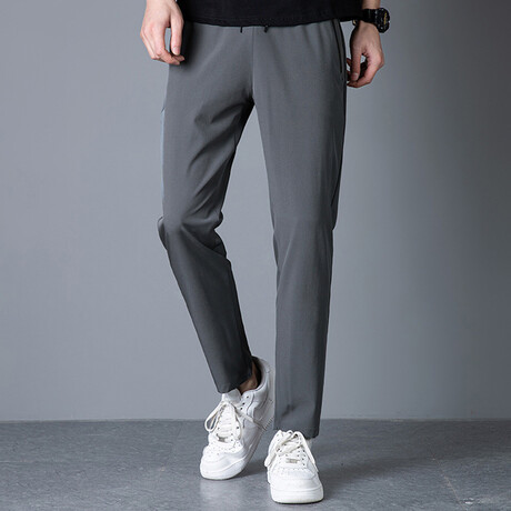 The Track Pant // Straight Fit // Gray (M)