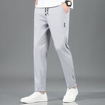 The Track Pant // Straight Fit // Light Gray (4XL)
