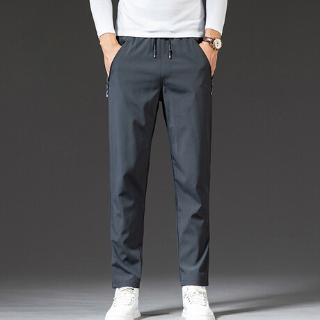 The Track Pant I // Straight Fit // Dark Gray (M)