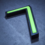 7 // Glow in the Dark House Number // Green