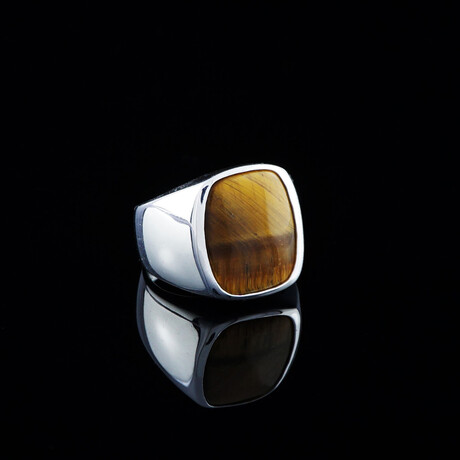 Shiny Tigers Eye Ring (5)