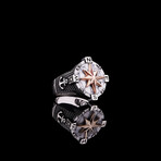 Compass Ring with White Turquoise (8)