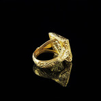 18k Gold Plated Square Ring (8)