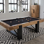 Knoxville 8' Pool Table // Dining Table Conversion Set