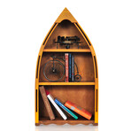 Wooden Canoe Book Shelf // Small