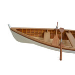 Clinker Built Whitehall Row Boat