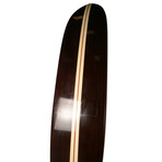 Paddle Board // Dark Painted Wood // Single Fin
