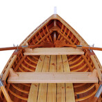 Clinker Built Whitehall Row Boat