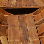 South East Asia Sampan Boat Red Bottom Thuyen Ba La Tam Ban // Display Only