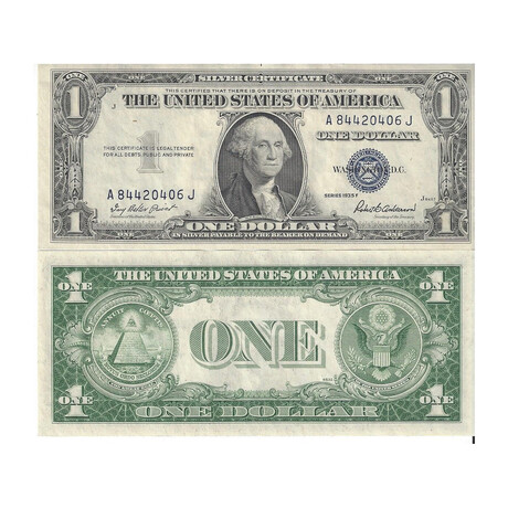 1935 F $ 1 Silver Certificate