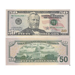 2013 $ 50 Federal Reserve 10 Consecutive # 068 - 077