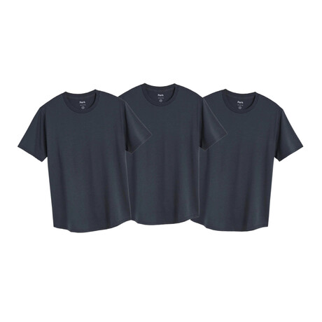 Feel Good Tee 3-Pack // Ink Blue (Small)