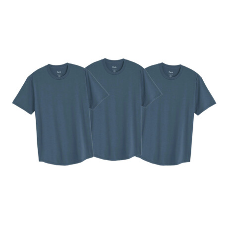 Feel Good Tee 3-Pack // Nordic Blue (Small)