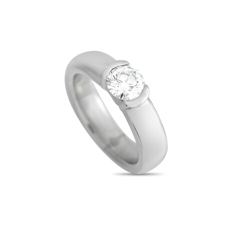 Tiffany & Co. // Etoile Platinum + Diamond Engagement Ring // Ring Size: 5.5 // Estate