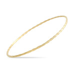 Ippolita // 18K Yellow Gold Twisted Bangle Bracelet // 7.5" // Estate