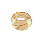 Cartier // Griffe 18K Yellow Gold + Diamond Ring // Ring Size: 5.5 // Estate