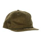 Groomer Flat Brim Hat // Olive