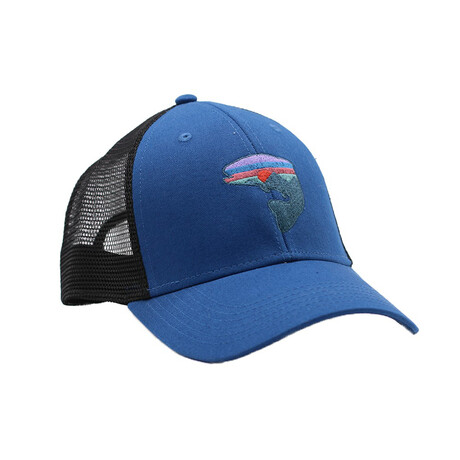 Jumping Fish Trucker Hat // Steel + Black
