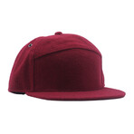 Raster Wool Cap // Burgundy