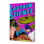Captain Science // Comic Book Cover // Pink (12"H x 8"W x 0.2"D)