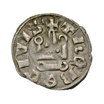 CrusADer Athens Silver Coin // 1280-1287 CE