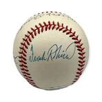 Mickey Mantle, Ted Williams, Frank Robinson, Carl Yastrzemski & Miguel Cabrera // Triple Crown Winners // Autographed Baseball