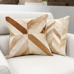 Decorative Pillow // Light Brown (Style 1)