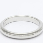 Tiffany & Co. // Platinum Classic Milgrain Ring // Ring Size: 8 // Store Display
