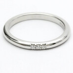 Tiffany & Co. // Platinum Classic Ring With Diamond // Ring Size: 5 // Store Display