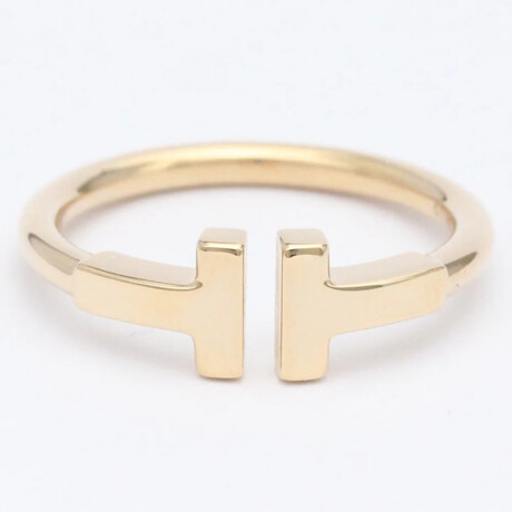 Tiffany & Co. // 18k Rose Gold T Wire Ring // Ring Size: 5.5 // Store Display