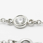 Tiffany & Co. // Platinum By The Yard 3PD Diamond Bracelet // 7.08" // Store Display