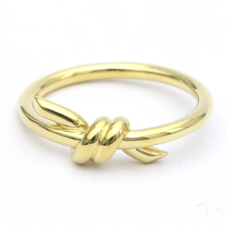Tiffany & Co. // 18k Yellow Gold Knot Ring // Ring Size: 7.25 // Store Display