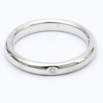 Tiffany & Co. // Platinum Stacking Diamond Ring // Ring Size: 5 // Store Display