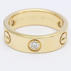 Cartier // 18k Yellow Gold Anniversary Ring With Diamond // Ring Size: 5.75 // Store Display