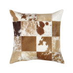 Cowhide Decorative Pillow // Brown