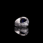 Lab Sapphire Ring (5.5)