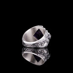 Square Cut Real Amethyst Ring (9)
