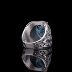 Large Blue Tourmaline Ring (5)
