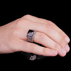Black Stone Ring (5.5)