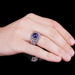 Lab Sapphire Ring (7.5)