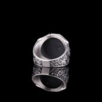 Emperor's Seal Ring with CZ Diamonds (6)